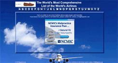 Desktop Screenshot of airlines.bagnall.co.uk